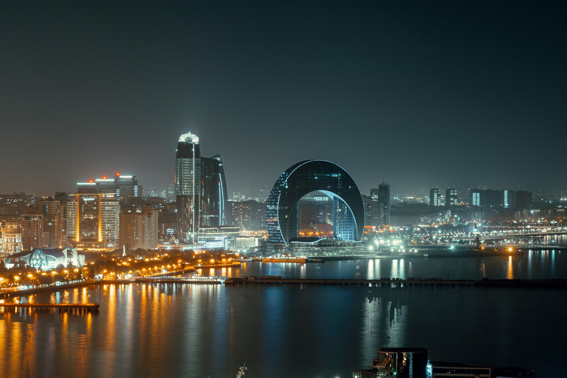 Baku night view